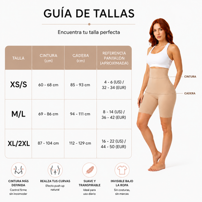 Short Moldeador Invisible Hasta Rodilla
