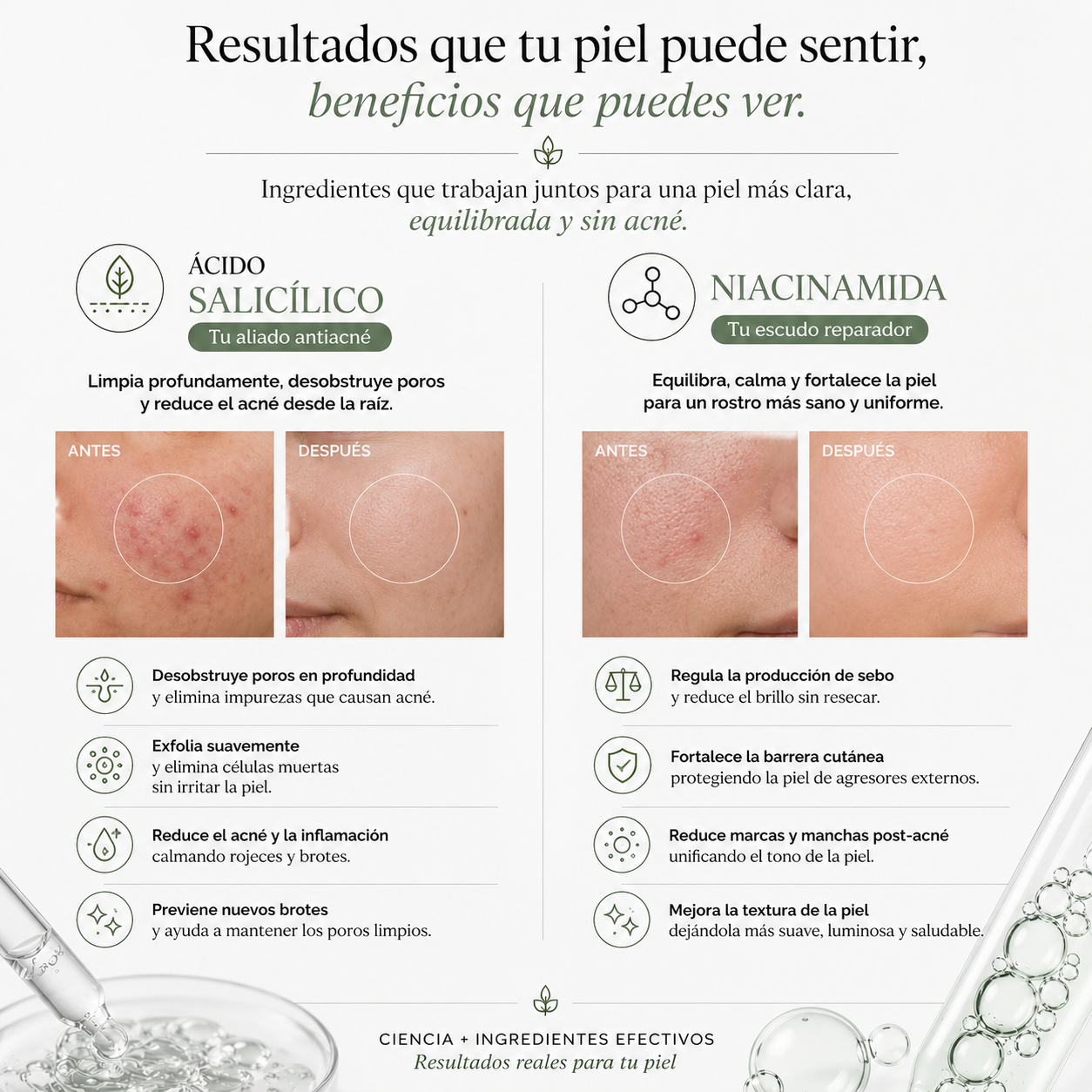 COMBO NIACINAMIDA + ÁCIDO SALICÍLICO