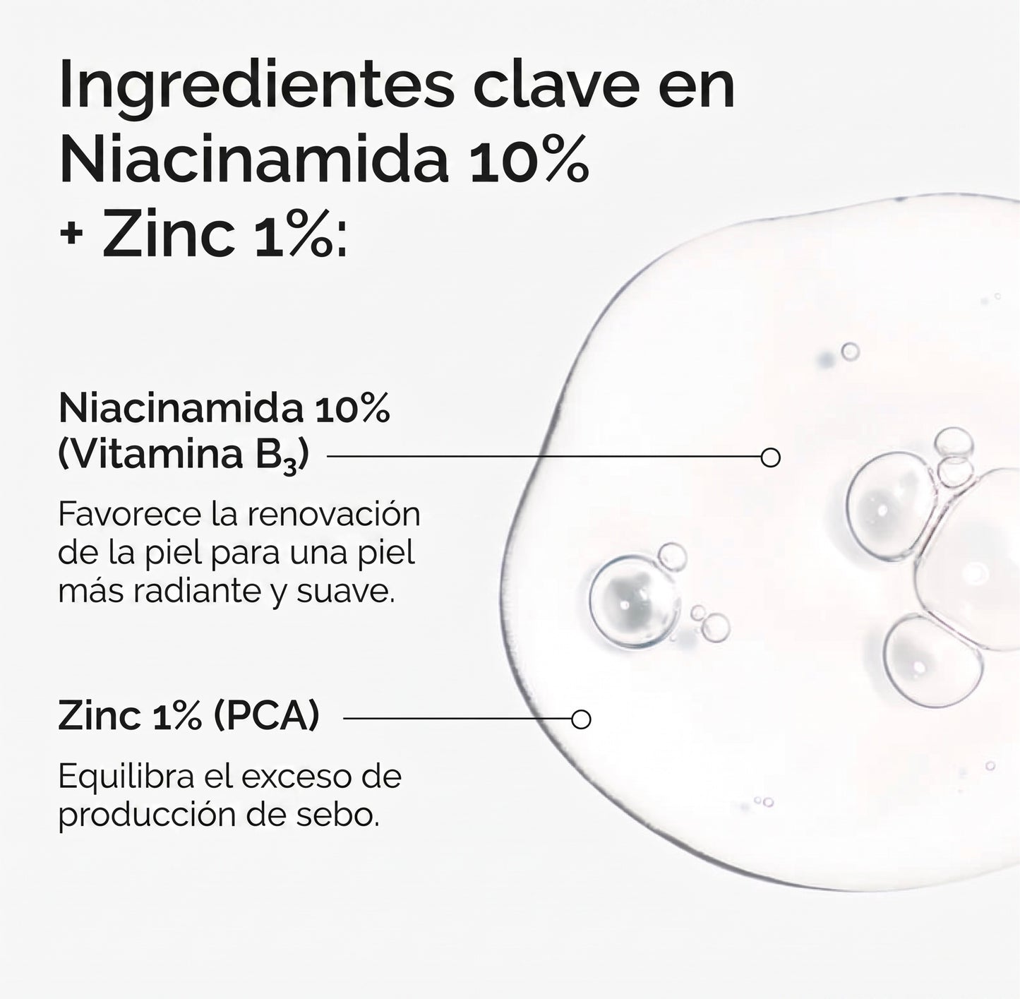 COMBO NIACINAMIDA + ÁCIDO SALICÍLICO