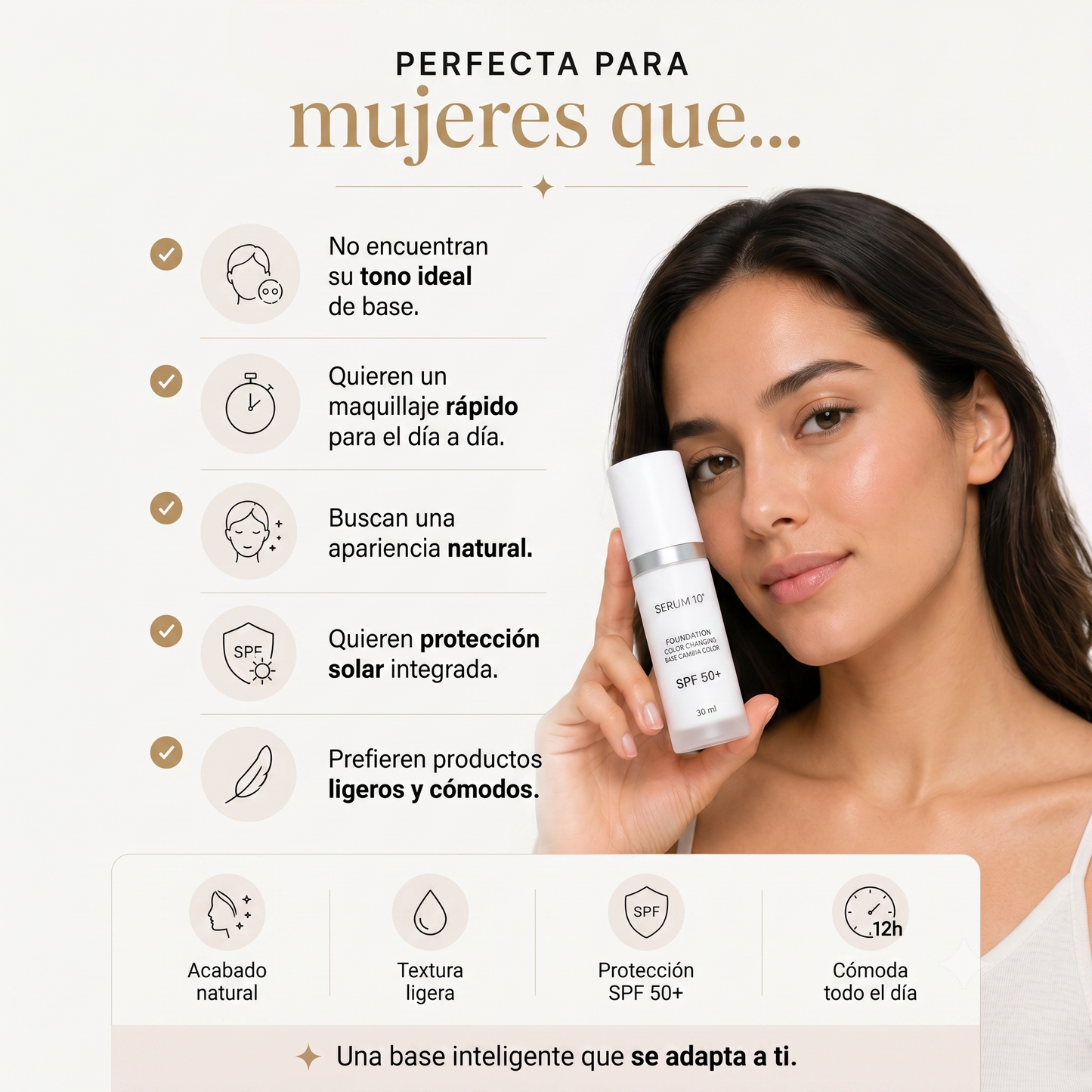 BASE INTELIGENTE SPF 50+
